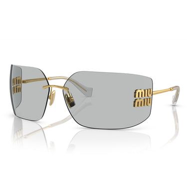 Miu Miu Occhiali da Sole MU54YS 5AK30B Oro-Grigio Chiaro Donna 1