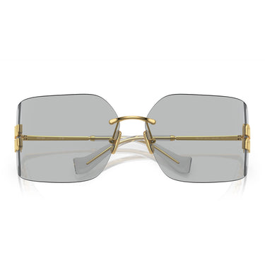 Miu Miu Occhiali da Sole MU54YS 5AK30B Oro-Grigio Chiaro Donna 4
