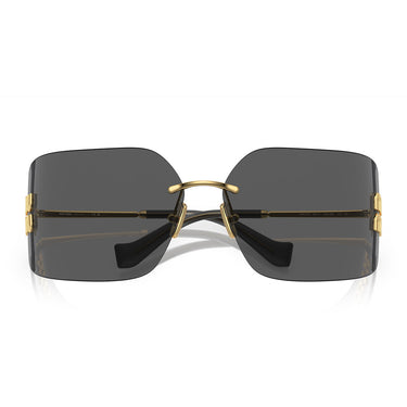 Miu Miu Occhiali da Sole MU54YS 5AK5S0 Oro-Grigio Scuro Donna 4