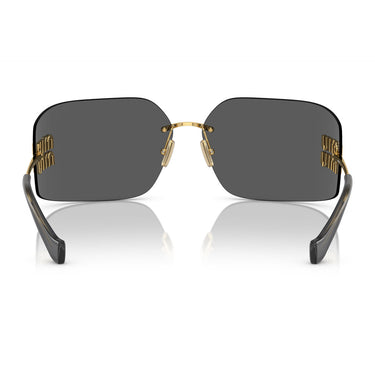 Miu Miu Occhiali da Sole MU54YS 5AK5S0 Oro-Grigio Scuro Donna 3