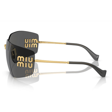 Miu Miu Occhiali da Sole MU54YS 5AK5S0 Oro-Grigio Scuro Donna 2