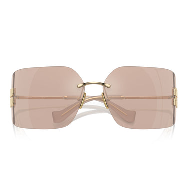 Miu Miu Occhiali da Sole MU54YS ZVN20F Oro-Rosa Specchiato Donna 4