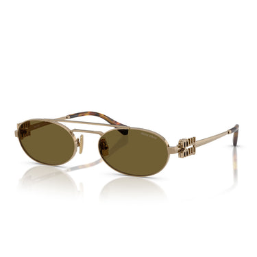 Miu Miu Occhiali da Sole MU54ZS 7OE09Z Oro/Marrone Donna 2