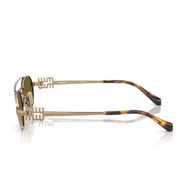 Miu Miu Occhiali da Sole MU54ZS 7OE09Z Oro/Marrone Donna 3