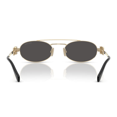 Miu Miu Occhiali da Sole MU54ZS ZVN08Z Oro-Grigio Scuro Donna 3