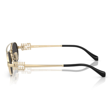 Miu Miu Occhiali da Sole MU54ZS ZVN08Z Oro-Grigio Scuro Donna 2