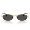Miu Miu Occhiali da Sole MU54ZS ZVN08Z Oro-Grigio Scuro Donna