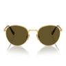 Miu Miu Sonnenbrille MU55ZS 5AK09Z Gold-Dunkelbraun Damen