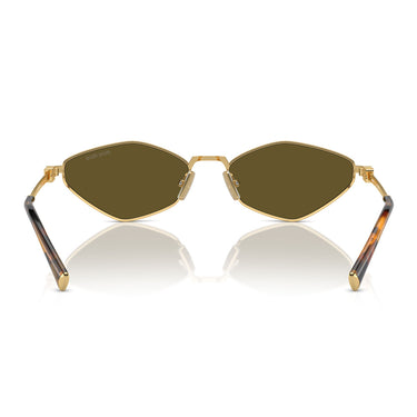 Miu Miu Occhiali da Sole MU56ZS 5AK09Z Oro/Marrone Donna 3
