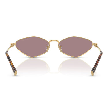 Miu Miu Occhiali da Sole MU56ZS 5AK20I Oro/Marrone Sfumato Donna 3