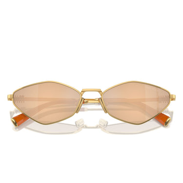 Miu Miu Occhiali da Sole MU56ZS 5AK40D Oro-Arancione Sfumato Donna 4