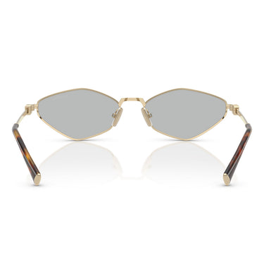 Miu Miu Occhiali da Sole MU56ZS ZVN50K Oro/Grigio Chiaro Donna 4