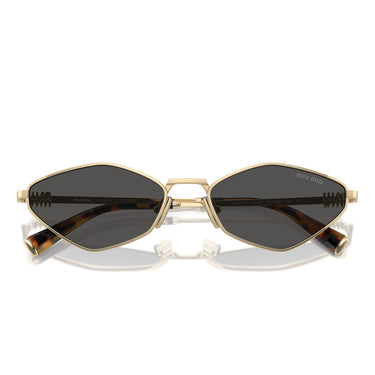 Miu Miu Occhiali da Sole MU56ZS ZVN5S0 Oro-Grigio Sfumato Donna 5