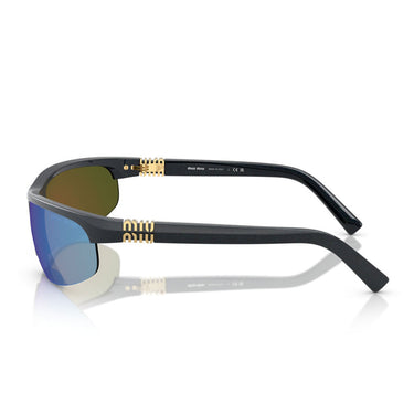 Miu Miu Okulary Przeciwsłoneczne MUA02S 19Y10K Avio Metallizzato/Blu Specchiato Damskie 3