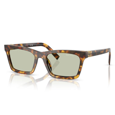 Miu Miu Occhiali da Sole MUA05S 14L50O Havana Verde Donna 1
