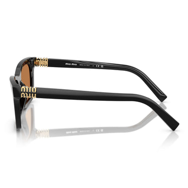 Miu Miu Occhiali da Sole MUA05S 16K10I Nero/Marrone Donna 2