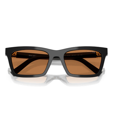 Miu Miu Occhiali da Sole MUA05S 16K10I Nero/Marrone Donna 4