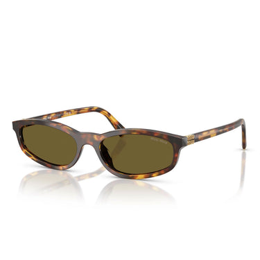 Miu Miu Lunettes de Soleil MUA06S 14L09Z Marron Marron Femme 1