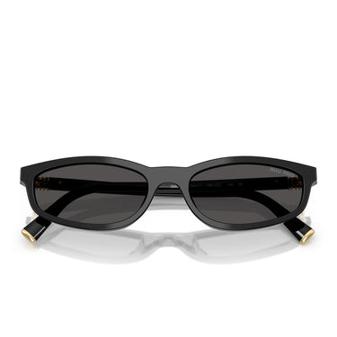 Miu Miu Lunettes de Soleil MUA06S 16K08Z Noir/Gris Foncé Femme