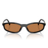 Miu Miu Okulary Przeciwsłoneczne MUA06S 16K10I Czarny/Brązowy Damskie