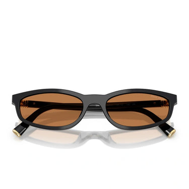 Miu Miu Lunettes de Soleil MUA06S 16K10I Noir/Marron Femme 4