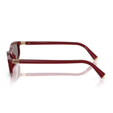 Miu Miu Occhiali da Sole MUA06S 21I80Q Burgundy Opalino/Grigio Scuro Donna 2