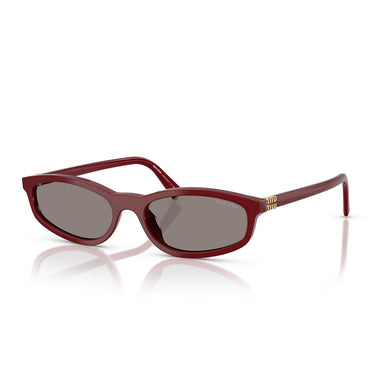 Miu Miu Occhiali da Sole MUA06S 21I80Q Burgundy Opalino/Grigio Scuro Donna 1