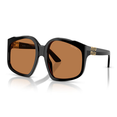 Miu Miu Sonnenbrille MUA07S 16K90Q Schwarz/Braun Damen 1
