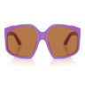 Miu Miu Sonnenbrille MUA07S 25D90Q Violett/Braun Damen