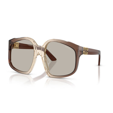 Miu Miu Lunettes de Soleil MUA07S 25G40U Marron Dégradé/Marron Clair Femme 2