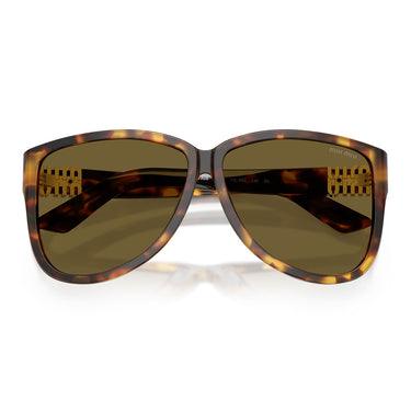 Miu Miu Okulary Przeciwsłoneczne MUA08S 14L09Z Brązowy Miód/Ciemny Brąz Damskie 4
