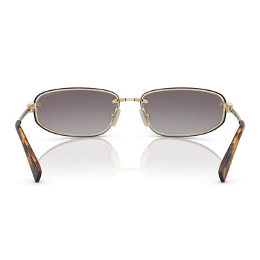 Miu Miu Occhiali da Sole MUA50S ZVN30C Oro Pallido/Blu Sfumato Argento Donna 3