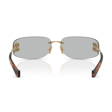 Miu Miu Occhiali da Sole MUA51S 5AK50K Oro/Grigio Donna 4