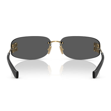 Miu Miu Occhiali da Sole MUA51S 5AK5S0 Oro/Grigio Scuro Donna 3