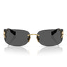 Miu Miu Occhiali da Sole MUA51S 5AK5S0 Oro/Grigio Scuro Donna