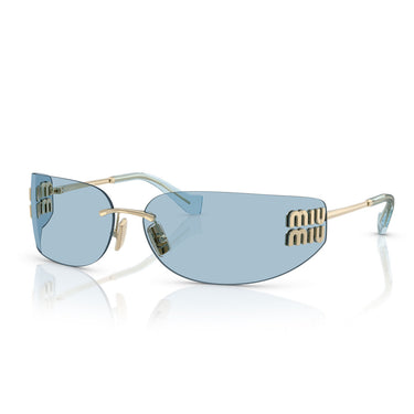 Miu Miu Occhiali da Sole MUA51S ZVN10P Oro/Azzurro Donna