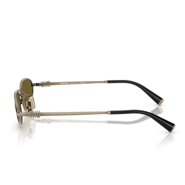 Miu Miu Occhiali da Sole MUA52S 26C09Z Oro/Marrone Scuro Donna 3