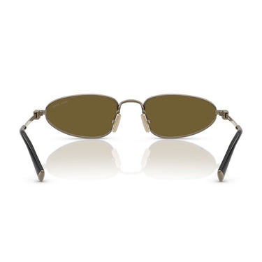 Miu Miu Occhiali da Sole MUA52S 26C09Z Oro/Marrone Scuro Donna 4