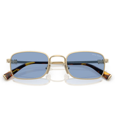 Miu Miu Occhiali da Sole MUA53S ZVN60O Oro/Azzurro Donna 5
