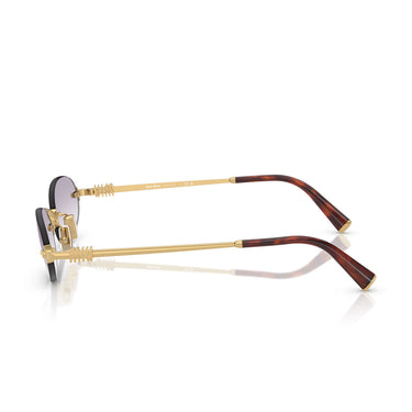 Miu Miu Occhiali da Sole MUA54S 5AK04O Oro/Grigio Sfumato Donna 3