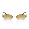 Miu Miu Occhiali da Sole MUA54S 5AK21D Oro Marrone Sfumato Donna