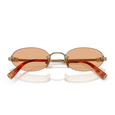 Miu Miu Occhiali da Sole MUA54S 7OE90X Ottone/Arancione Donna 4