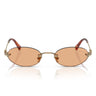Miu Miu Occhiali da Sole MUA54S 7OE90X Ottone/Arancione Donna