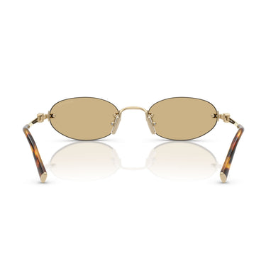 Miu Miu Occhiali da Sole MUA54S ZVN10R Oro/Marrone Sfumato Donna