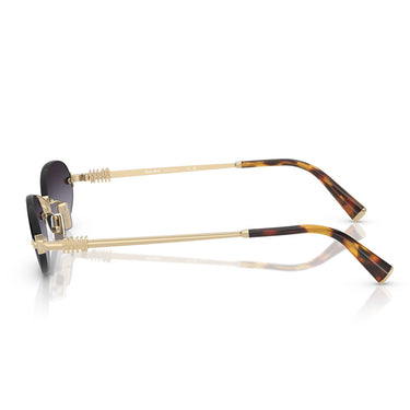 Miu Miu Occhiali da Sole MUA54S ZVN5D1 Oro Pallido/Grigio Sfumato Donna 2