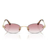 Miu Miu Sunglasses MUA54S ZVN70O Gold/Pink Gradient Women