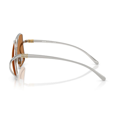 Miu Miu Lunettes de Soleil MUA55S 1BC90Q Argent/Marron Femme