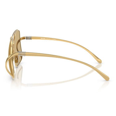 Miu Miu Lunettes de Soleil MUA55S 5AK10R Or/Jaune Femme 2