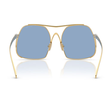 Miu Miu Lunettes de Soleil MUA55S 5AK30U Or/Bleu Femme 3
