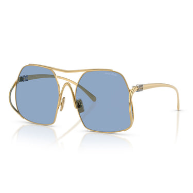 Miu Miu Lunettes de Soleil MUA55S 5AK30U Or/Bleu Femme 1